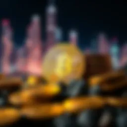 A digital illustration representing Bitcoin investment strategies