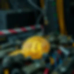 Conceptual representation of Bitcoin mining