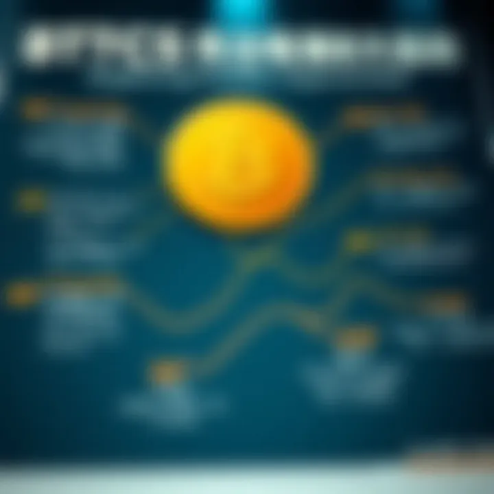 An infographic displaying various investment opportunities associated with BTCS coin.