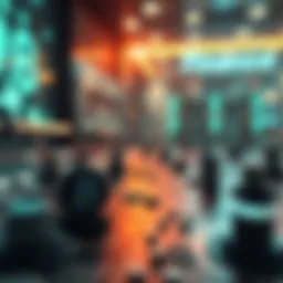 Conceptual illustration of decentralized finance
