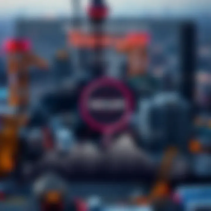 Infographic illustrating real-world applications of nexum in various industries