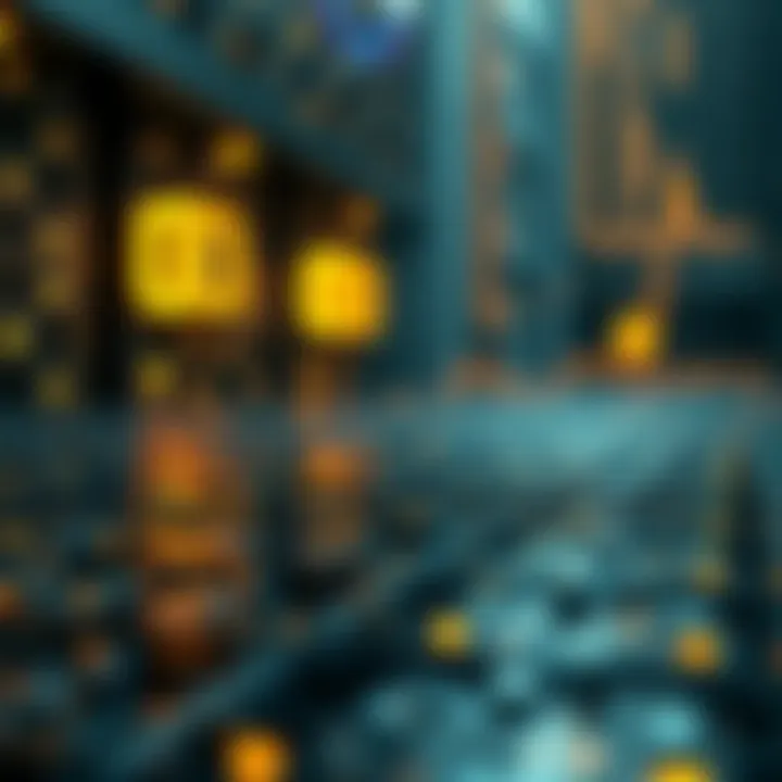Blockchain technology representing threshold dynamics